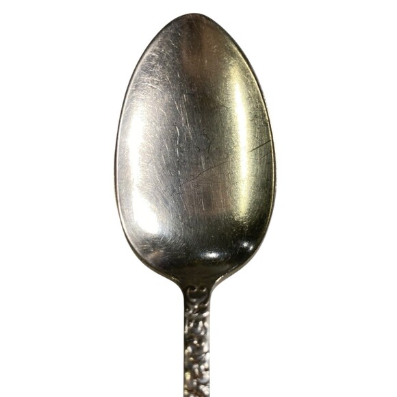 Vintage Rogers Bros XII (3) Serving Spoon & (4) Teaspoon Mixed Lot Of 7 - Picture 3 of 12